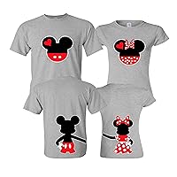 Matching Mickey and Minnie Couple Shirts - King and Queen Shirts - Gift for Couples