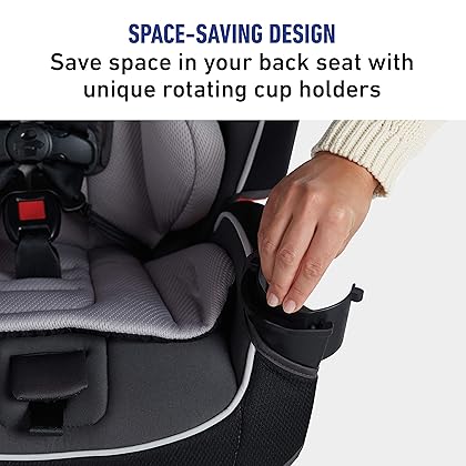 Graco SlimFit 3 in 1 Car Seat, Slim & Comfy Design Saves Space in Your Back Seat, Annabelle, 1 Count (Pack of 1)