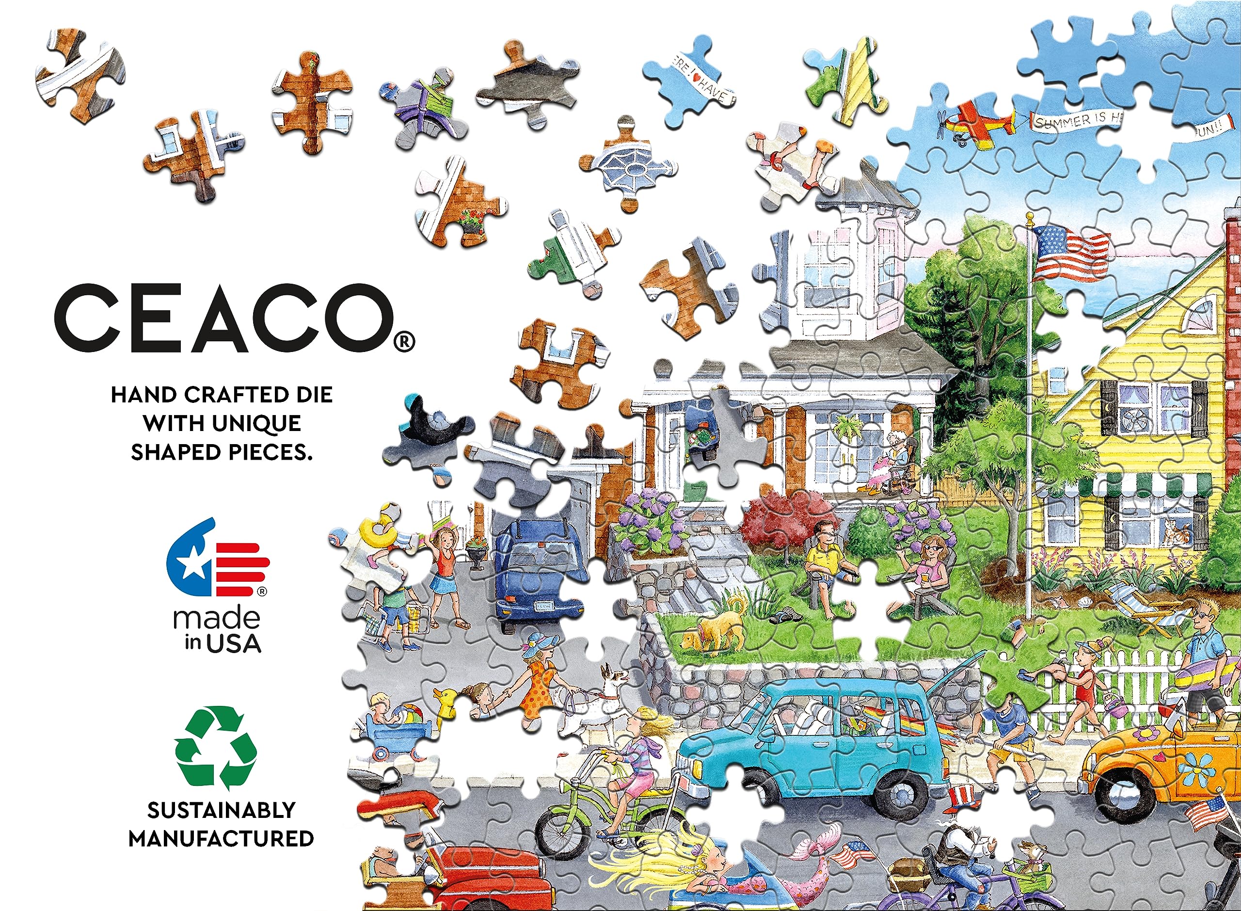 Ceaco - Summer by The Beach - 300 Piece Jigsaw Puzzle