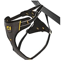 Kurgo Impact Dog Car Harness, Crash Tested Dog Car Harness, Safety Harness for Dogs, Pet Seatbelt Harness. Up to 108 lbs, Black / Charcoal (X-Large)