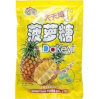 Classic Series Dakeyi Pineapple Hard Candy Hong Yuan 350g Bag