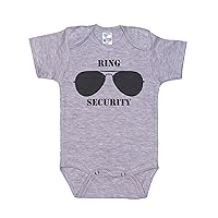 Ring Security/Baby Wedding Onesie/Engagement Bodysuit/Unisex Newborn Outfit