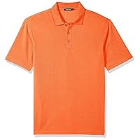 Bugatchi Men's Classic Fit Durable Microfiber Short Sleeve Polo Shirt