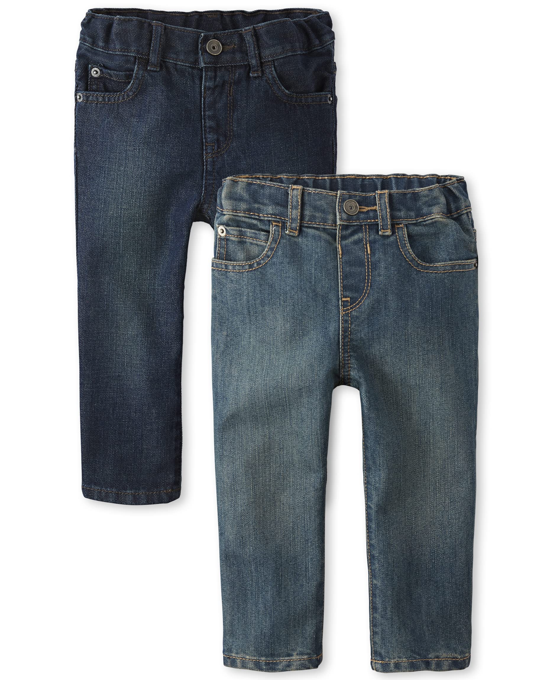 The Children's Place Baby Boys' Single and Toddler Multipack Basic Skinny Jeans