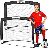 NET PLAYZ 4ftx3ft Easy Fold-Up Portable Training Soccer Goal, 36