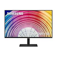 SAMSUNG ViewFinity S60A Series 24-Inch WQHD (2560x1440) Computer Monitor, 75Hz, HDMI, DisplayPort, HDR10 (1 Billion Colors), Height Adjustable Stand, TUV-Certified (LS24A608NANXGO),Black