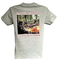 Men's Funny Hunting Tee Straight from Impressing to Stuffed Full of Dressing