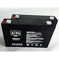 B&B BP7-6 (5.94 x 1.34 x 3.94) UPS 6V 7Ah Replacement Battery Brand (2 Pack)
