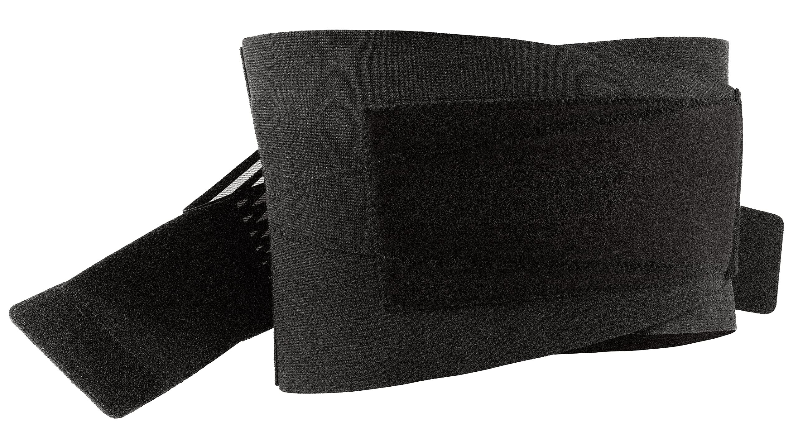 Mueller Sports Medicine 4-in-1 Lumbar Support Back Brace, Men and Women, Adjustable Lower Waist Belt, Back Pain Relief from Soreness, Fatigue, or Injury, Black, Small