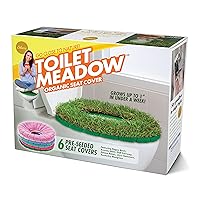 Prank-O Toilet Meadow Gag Gift Empty Box, Mother's Day Gift Box, Wrap Your Real Present in a Convincing and Funny Fake Gift Box, Practical Joke for Birthday Presents, Holidays, Parties