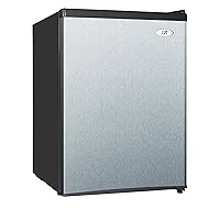 SPT RF-244SS Compact Refrigerator, Stainless, 2.4 Cubic Feet