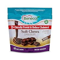 Soft Chews - Made with Clinically Proven Cholesterol-Lowering Plant Stanols - Cholesterol Management Supplement (60 Chocolate Chews)