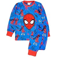 Marvel Spider-Man Pyjamas Boys Kids Super Soft Fleece T-Shirt Bottoms Pjs
