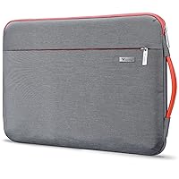 Voova 13 Inch Laptop Sleeve Case Compatible with MacBook Air/MacBook Pro 13 M2/M1,13.5 Surface Laptop 5/4,XPS 13 Chromebook,iPad Pro 12.9,360°Protective Computer Bag Cover with Organizer Pocket, Grey