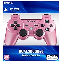 PlayStation 3 Dualshock 3 Wireless Controller (Candy Pink) (Renewed)