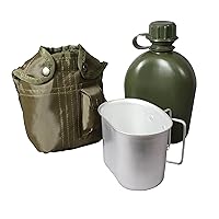 Rothco 3 Piece 1 Quart Canteen Kit With Cover & Aluminum Cup
