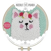FABRIC EDITIONS NC-PNND-CAT Punch Needle KIT, By the yard