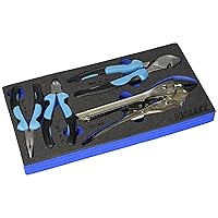Hazet 163-121/4 Pliers set with tool tray insert (4 Piece)
