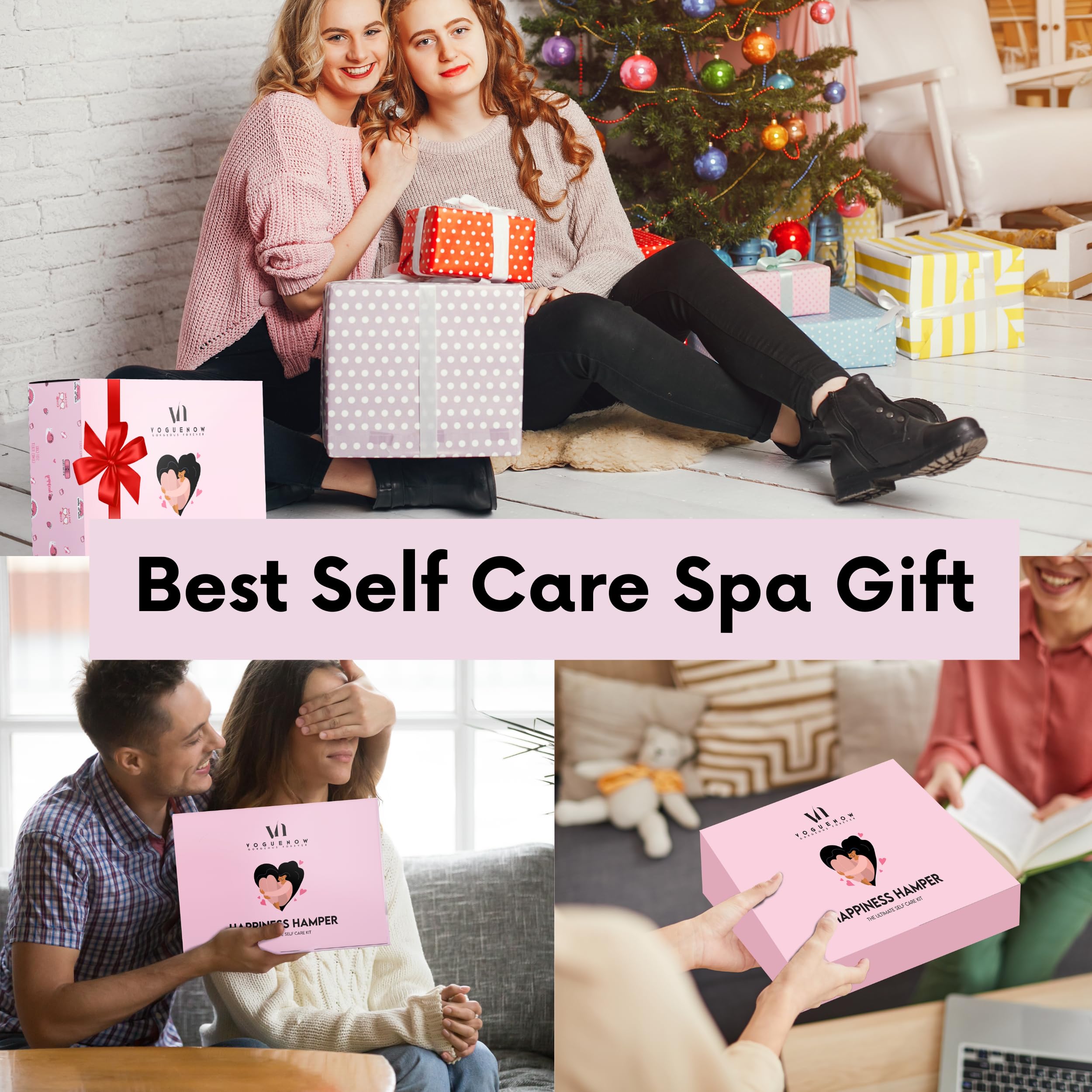 Spa Gifts for Women (Set of 22) - Premium Self Care Spa Kit With Bath, Sleep, Skin Care Sets & Self Care Items For Women Christmas Gifts 2023 - Christmas Gift Sets - Spa Gift Basket for Women