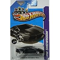 Hot Wheels HW Showroom Lamborghini Aventador LP 700-4 Black #173/250