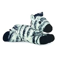 Aurora® Adorable Mini Flopsie™ Zany™ Stuffed Animal - Playful Ease - Timeless Companions - White 8 Inches