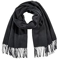 Amazon Essentials Unisex Adults' Oversized Woven Scarf with Fringe