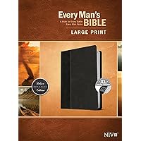 Every Man's Bible NIV, Large Print, TuTone (LeatherLike, Onyx/Black, Indexed) – Study Bible for Men with Study Notes, Book Introductions, and 44 Charts Every Man's Bible NIV, Large Print, TuTone (LeatherLike, Onyx/Black, Indexed) – Study Bible for Men with Study Notes, Book Introductions, and 44 Charts Imitation Leather