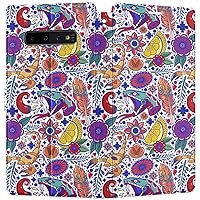 Wallet Case Replacement for Samsung Galaxy S23 S22 Note 20 Ultra S21 FE S10 S20 A03 A50 Calavera Snap Folio PU Leather Magnetic Day of The Dead Card Holder Sugar Skull Flip Mexican Cover