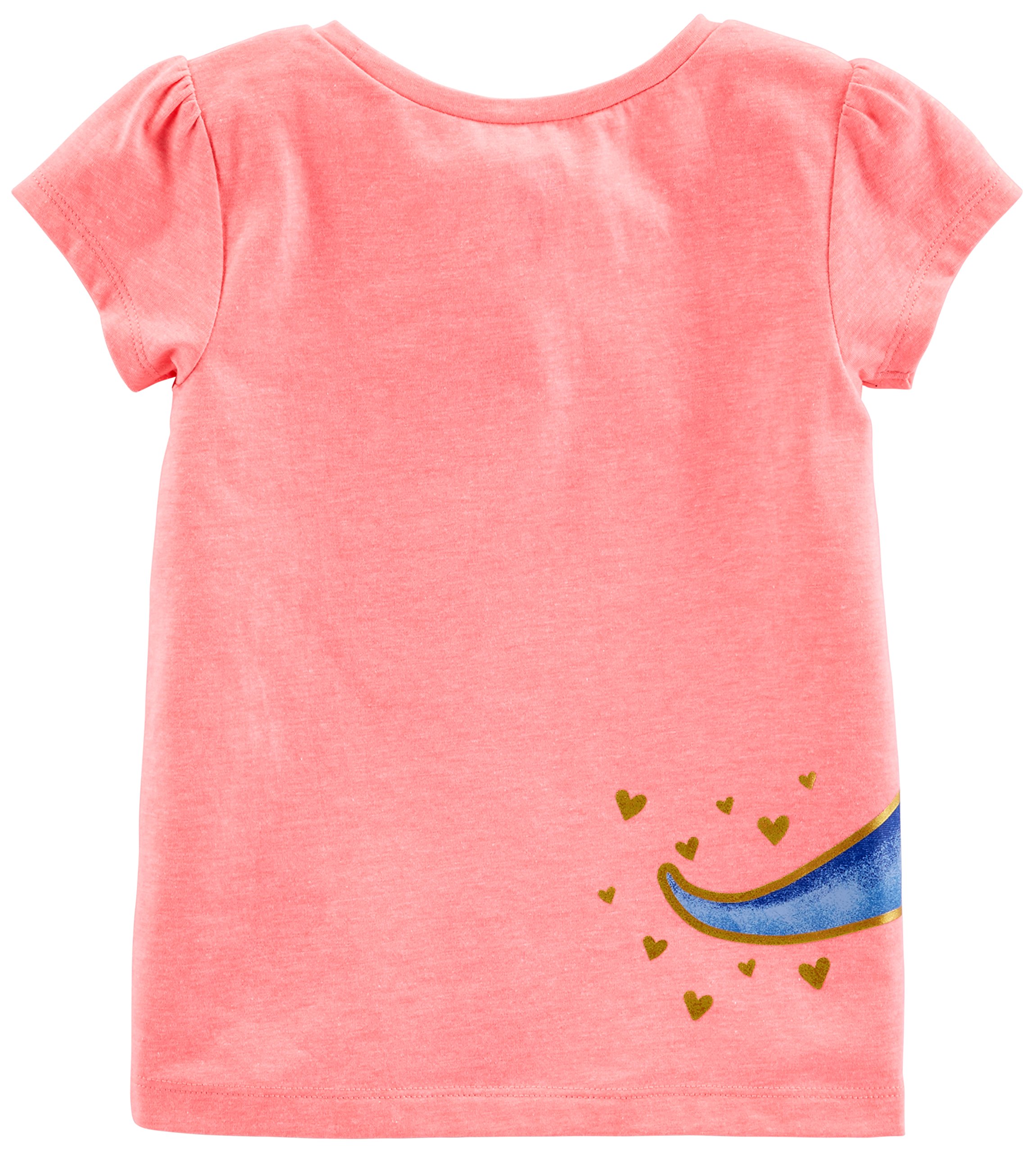 Simple Joys by Carter's Toddler Girls' Short-Sleeve Graphic Tees, Pack of 3