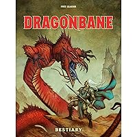 Dragonbane: Bestiary - Hardcover RPG Supplement Book, Information for 63 Fantasy Creatures & Monsters, Full-Color Illustration