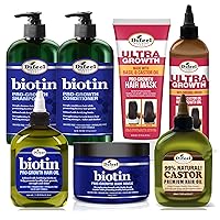 Biotin Ultra Growth Beauty Bomb for Hair Growth 7-Piece Set