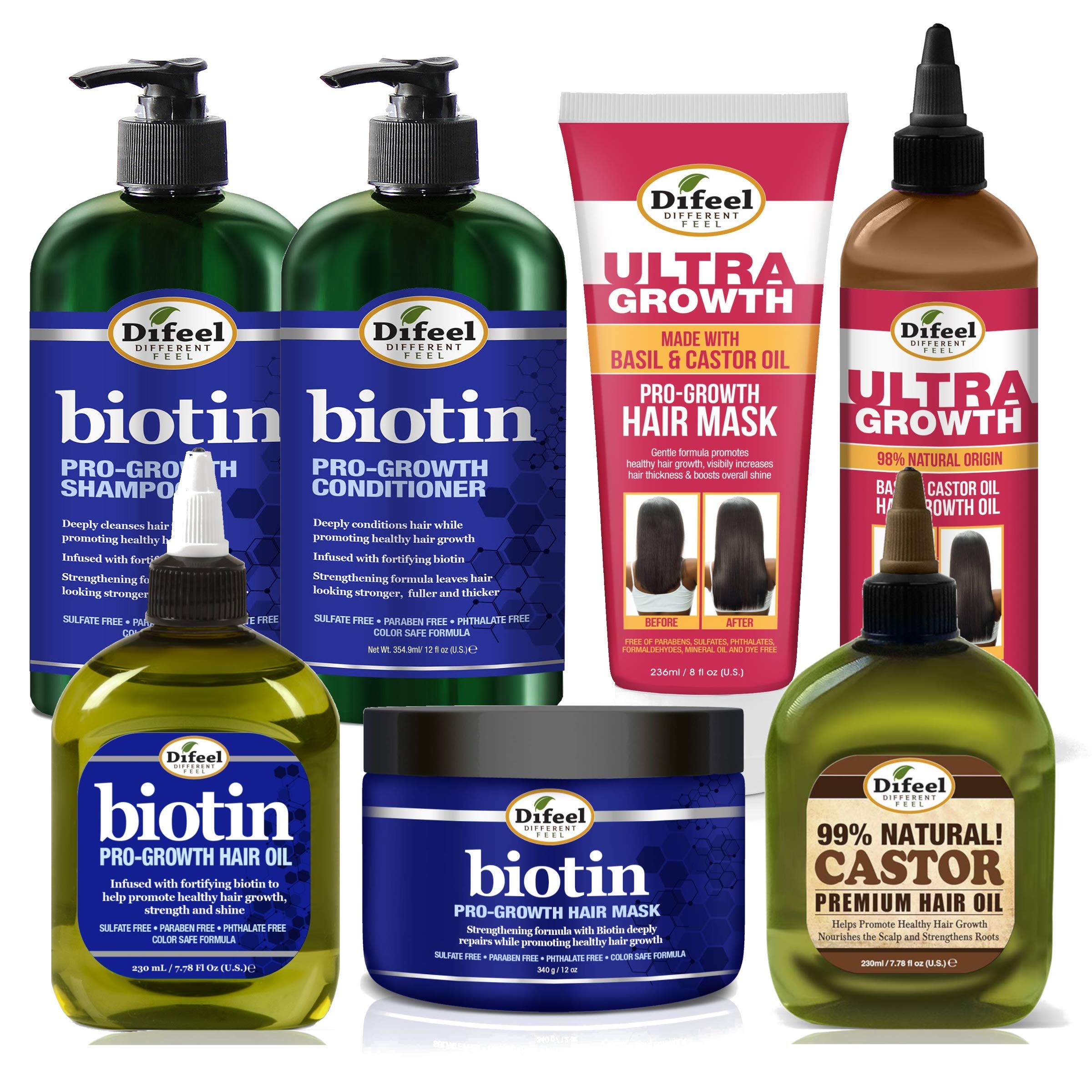 Mua Difeel Biotin Ultra Growth Beauty Bomb for Hair Growth 7-Piece Set trên  Amazon Mỹ chính hãng 2023 | Fado