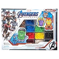 PER8054346 Marvel Avengers Fuse Bead Kit, 4503pc, 10 Patterns, Multicolor, Small