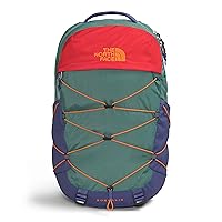 THE NORTH FACE Borealis Commuter Laptop Backpack, Dark Sage/Fiery Red/Cave Blue, One Size