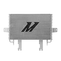 Mishimoto MMTC-F2D-03SL Transmission Cooler Compatible With Ford 6.0 Powerstroke 2003-2007 Silver
