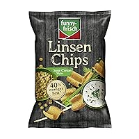 funny-frisch Lentil Chips Sour Cream, 90 g