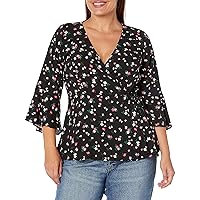 City Chic Women's Apparel Women's Plus Size Top Holiday PRT