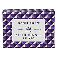 Ridley’s After Dinner Quiz Trivia Card Game – Quiz Game for Kids and Adults – 2+ Players – Includes 140 Unique Questions Cards – Fun Family Game – Makes a Great Gift