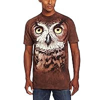 The Mountain Men's Horned Owl Head T-Shirt