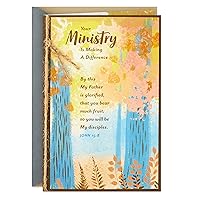 Dayspring Religious Thank You Card for Minister (Making a Difference) for Clergy Appreciation Day, Encouragement, Birthday.