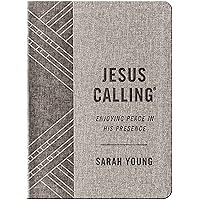Jesus Calling, Textured Gray Leathersoft, with Full Scriptures: Enjoying Peace in His Presence (a 365-Day Devotional) Jesus Calling, Textured Gray Leathersoft, with Full Scriptures: Enjoying Peace in His Presence (a 365-Day Devotional) Leather Bound Hardcover Audible Audiobook Kindle Audio CD