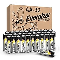 AA Batteries, Alkaline Power Double A Battery Alkaline, 32 Count