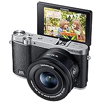 Samsung EV-NX3000BOIUS Wireless Smart 20.3MP Compact System Camera with 3-Inch LCD and 16-50mm OIS Power Zoom (Black)