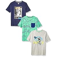 Boys and Toddlers' Short-Sleeve T-Shirts (Previously Spotted Zebra), Multipacks