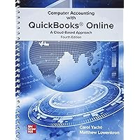 Computer Accounting with QuickBooks Online: A Cloud Based Approach Computer Accounting with QuickBooks Online: A Cloud Based Approach Loose Leaf Kindle Spiral-bound