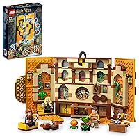 LEGO 76412 Harry Potter Hufflepuff Dormitory Banner Hogwarts Themed Building Kit with Minifigures and Magic Accessories, Gift Idea for Girls and Boys, from 9 Years