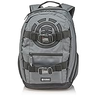 Element Men's Mohave Backpack – Lightweight Bookbag – with Skate Straps, Stone Grey, One Size