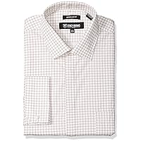 STACY ADAMS Men's Linked Circles Classic Fit Dress Shirt