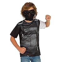 Rubie's Boy's Captain America: Civil War Winter Soldier Top and Mask, As Shown