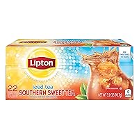 Southern Sweet Tea Iced Tea Drink Mix 22 Family Size Tea Bags 90.7g Box